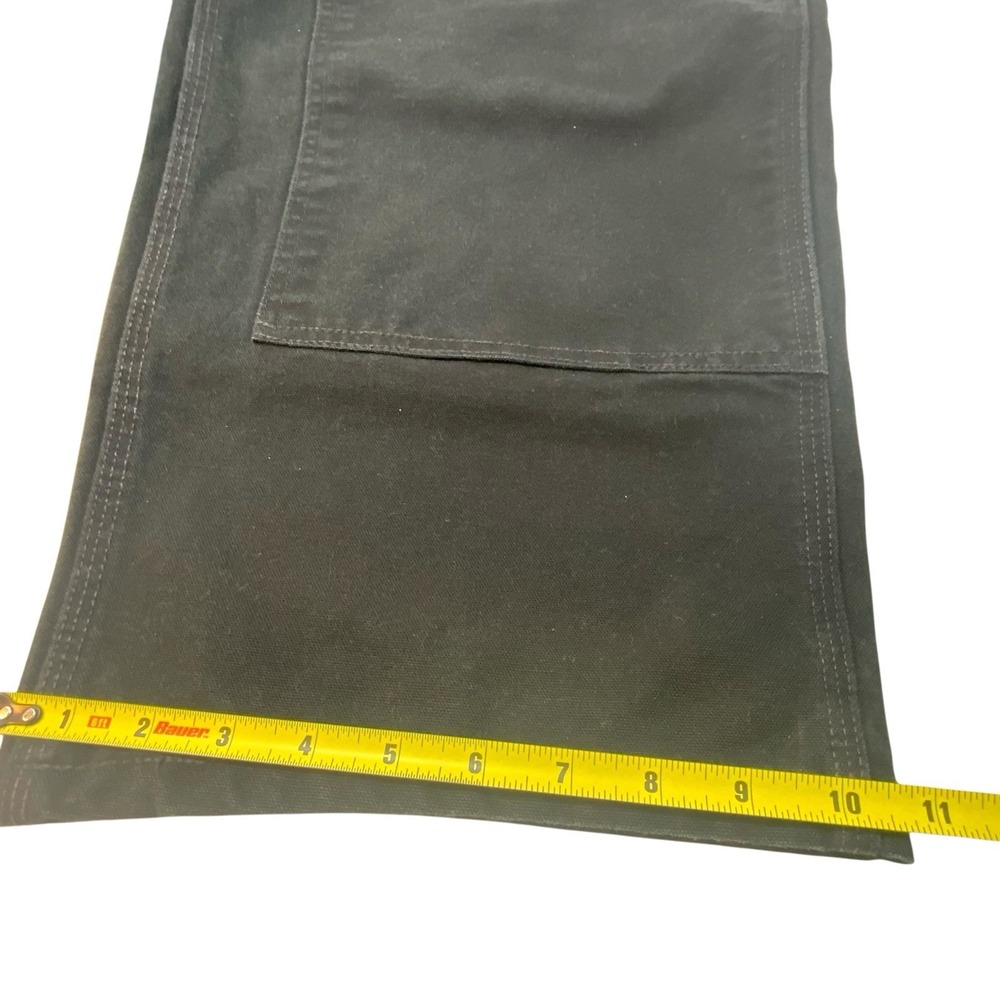Vintage‎ Carhartt B136 Double Knee Jeans Pants size 40x30 Dungaree Fit Black USA - Picture 11 of 13